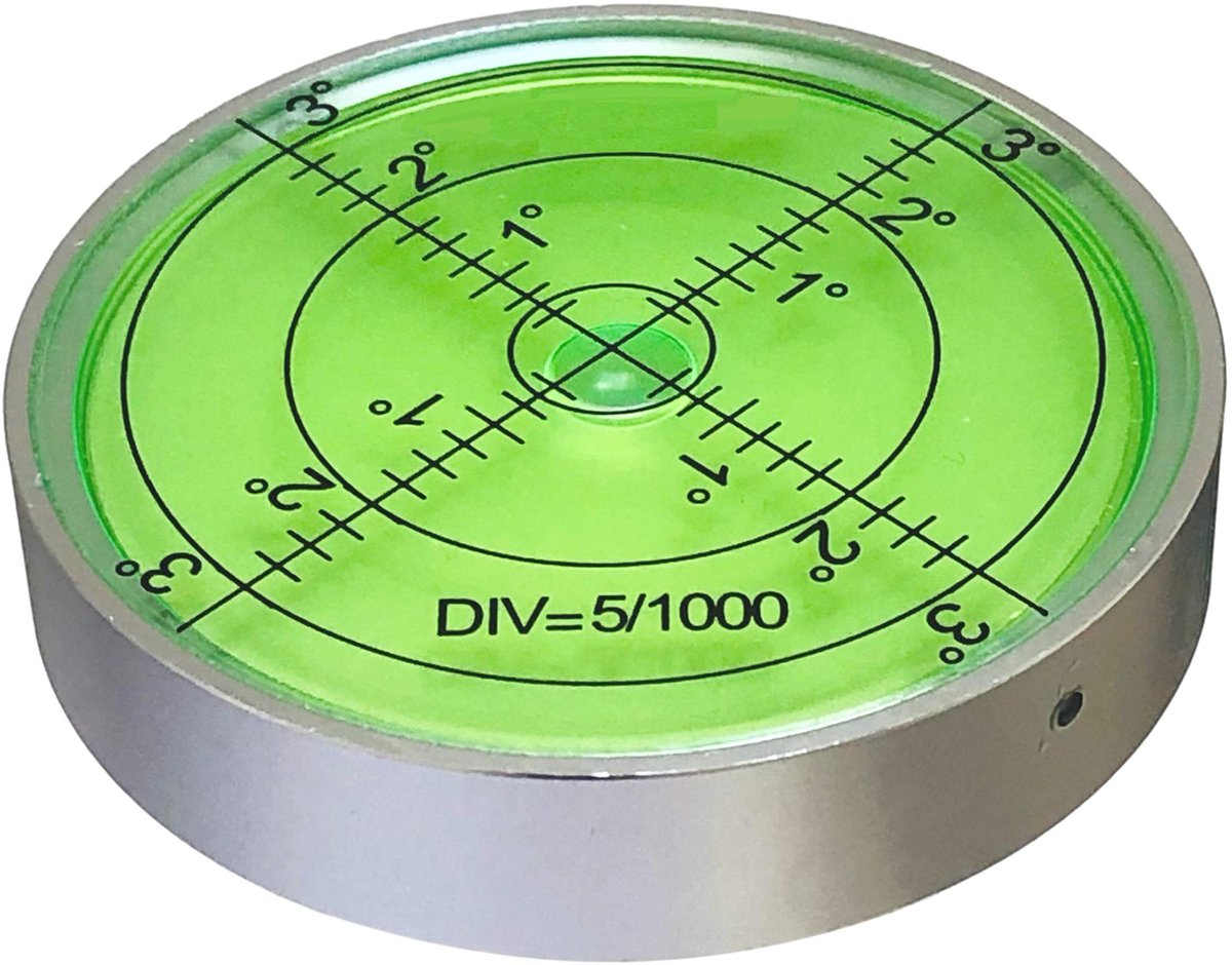 Aluminium Precisie Bullseye Ronde Precisie Geest Niveau 60mm