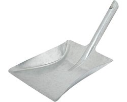 Verzinkte Stofbak - Metaal Bak - Schoonmaken Huis - Verzinkt IJzer - 30 x 30 x 30 cm - Zilver