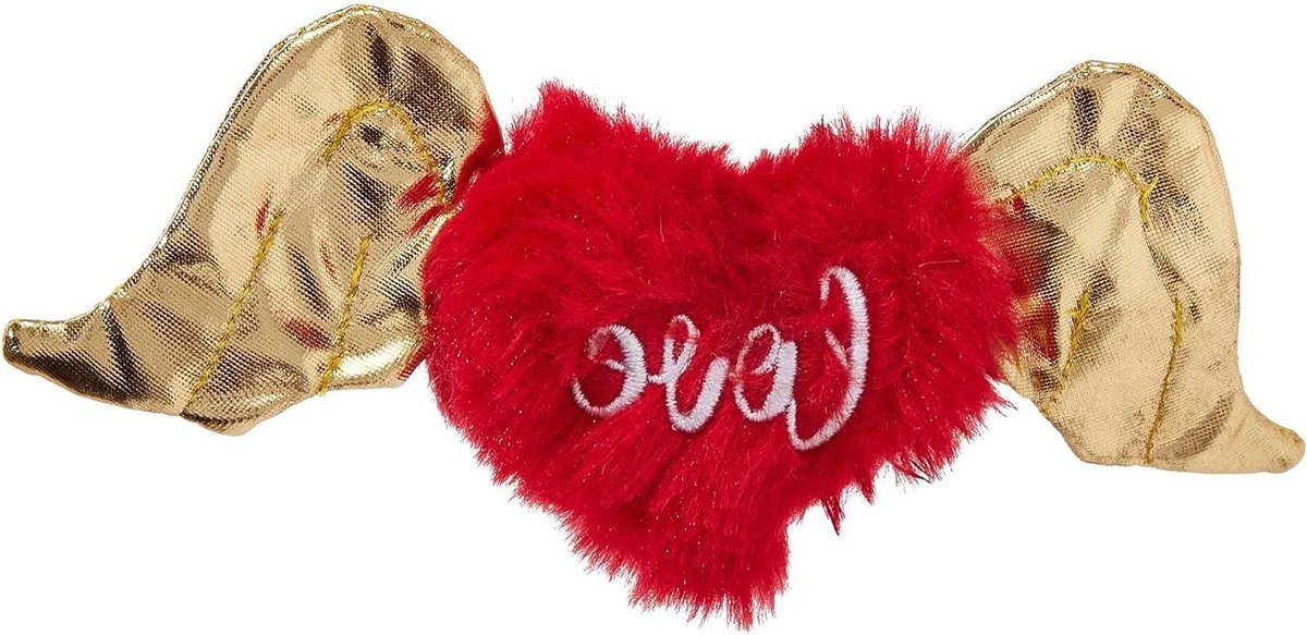 Kattenspeelgoed - Kattenaccessoires Pluche - Spelen en Prikkelen - Echte Veren en Kitten - 20 x 7 x 12 cm