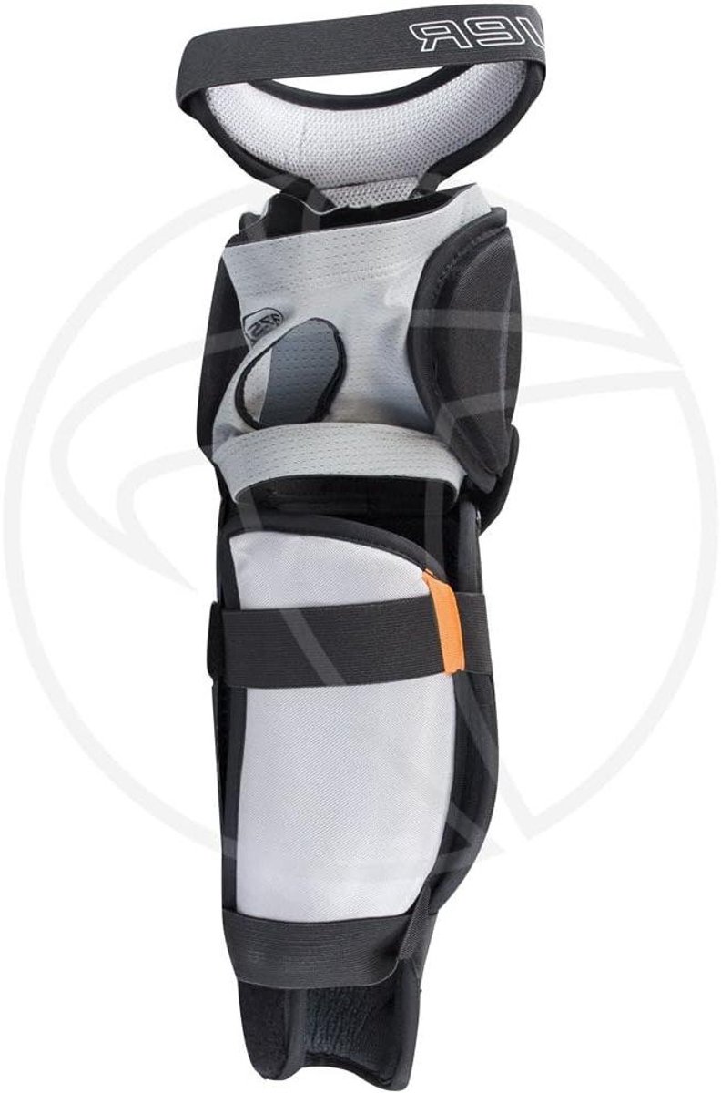 Scheenbeschermers - Sportbescherming - IJshockey - Verhoogde bescherming - 13 inch - Zwart