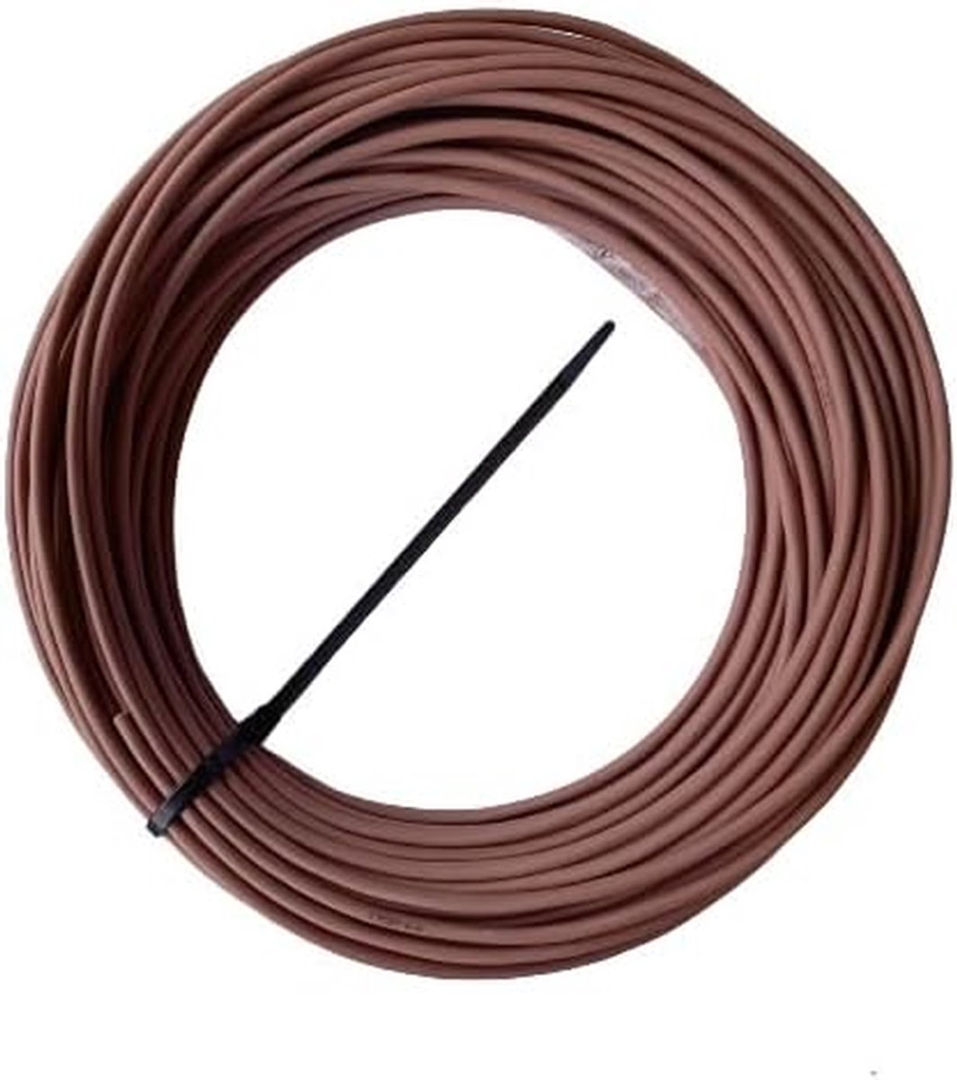Alarmkabel PVC - Isolatiekabel - Beveiligingssystemen Installeren - 6 Aders Geïsoleerd - 100 Meter - Wit