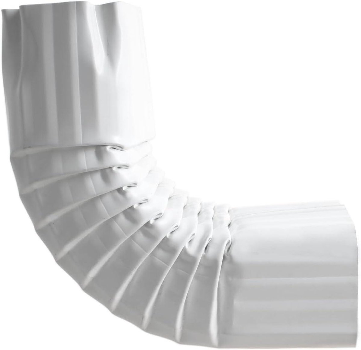 Goot Elleboog - Regenpijp Verlengstuk - Waterafvoer Sturen - 90 Graden Hoek - 2x3 Inch - Grijs