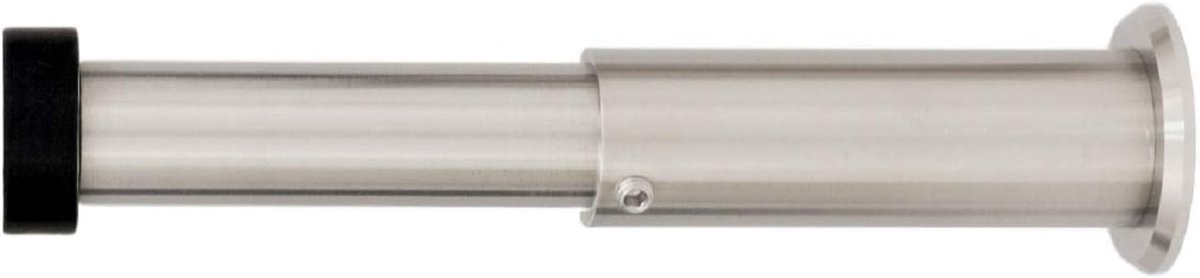 Deurstopper Wandmontage - Deurstopper Rubber - Deuren Beschermen - Verstelbaar - 88mm-120mm - Zwart