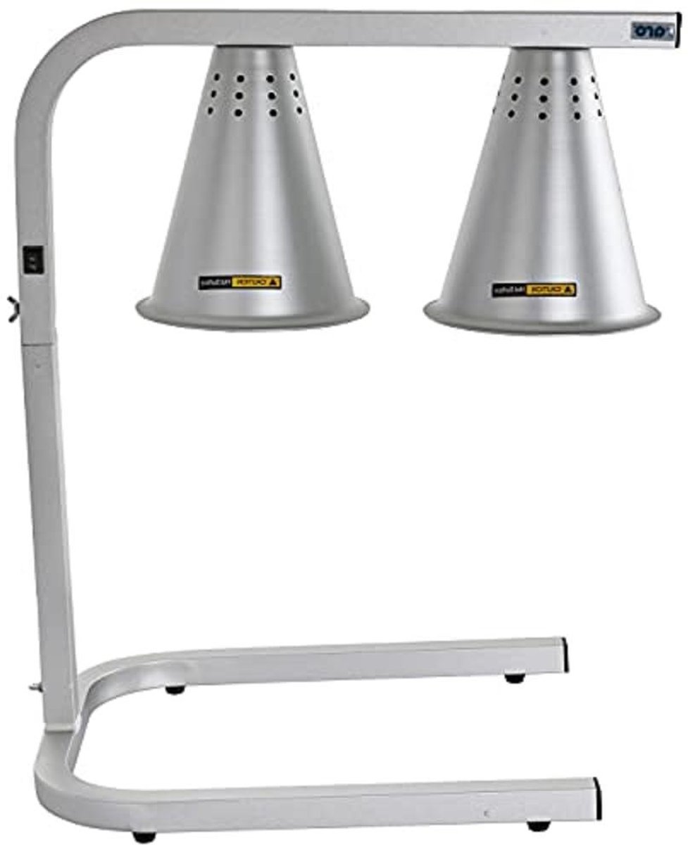 Warmtelamp - Infraroodlamp - Horeca Verwarmen - In hoogte verstelbaar - 51 x 44 x 22 cm - Wit