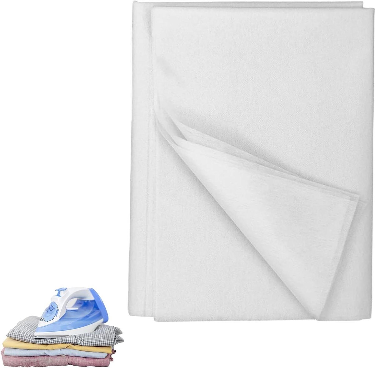 Opstrijkbaar Vlieseline - Strijkbare Voering - Kleding Versterken - Dubbelzijdig Plakkerig - 100 x 200 cm - Wit