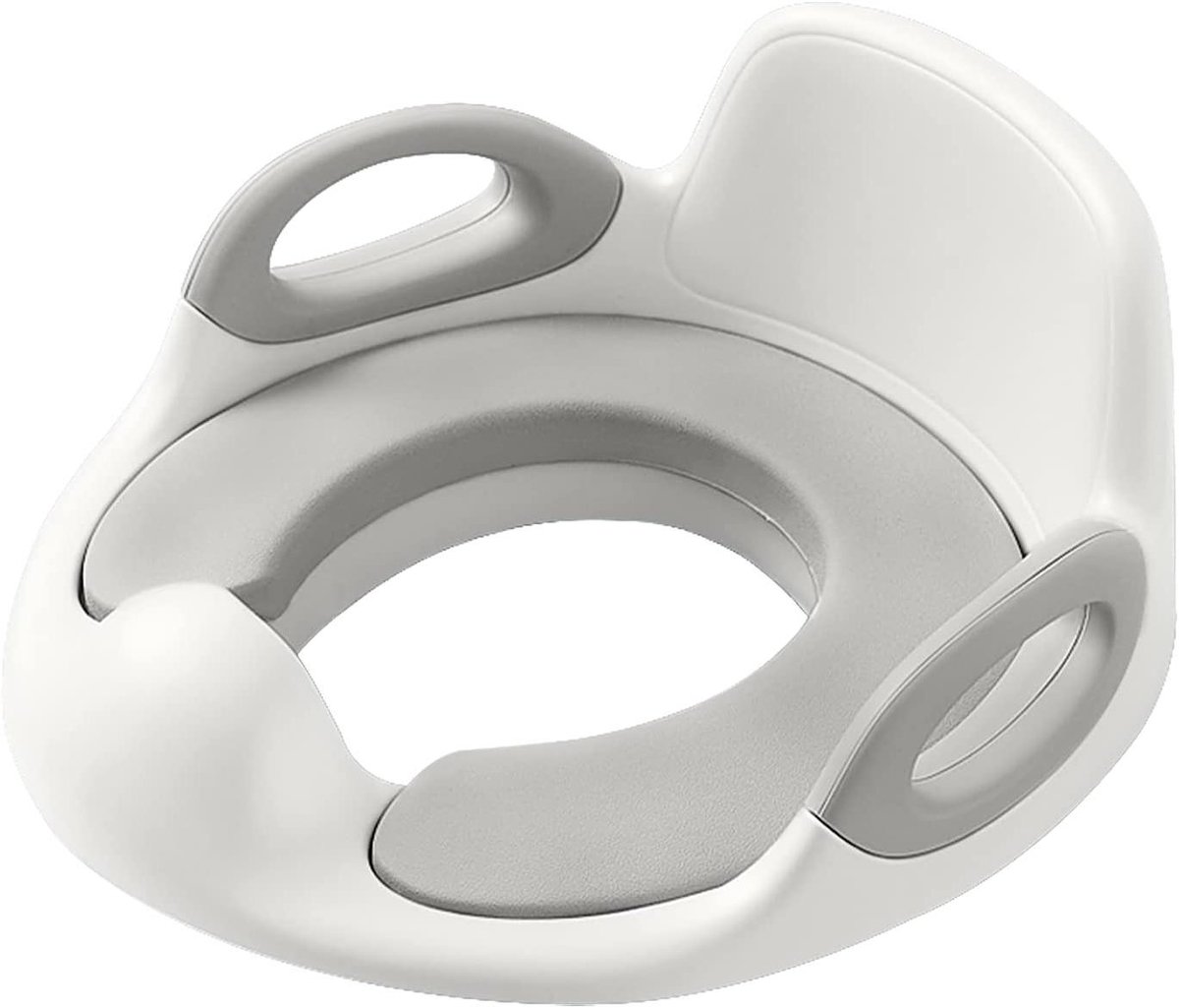 Toiletbril voor kinderen - Zindelijkheidstrainer - Zelfstandig naar toilet - Dubbel antislip - Universeel inzetbaar - Grijs