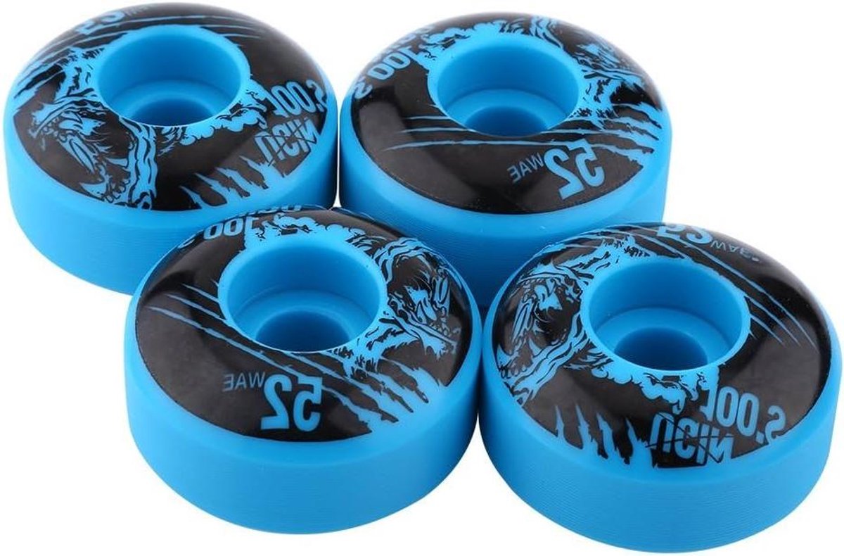 Reservewielset Skateboard Cruiser Longboard Wielen Outdoor Skateboarden Hoge Terugvering 52 x 30 mm