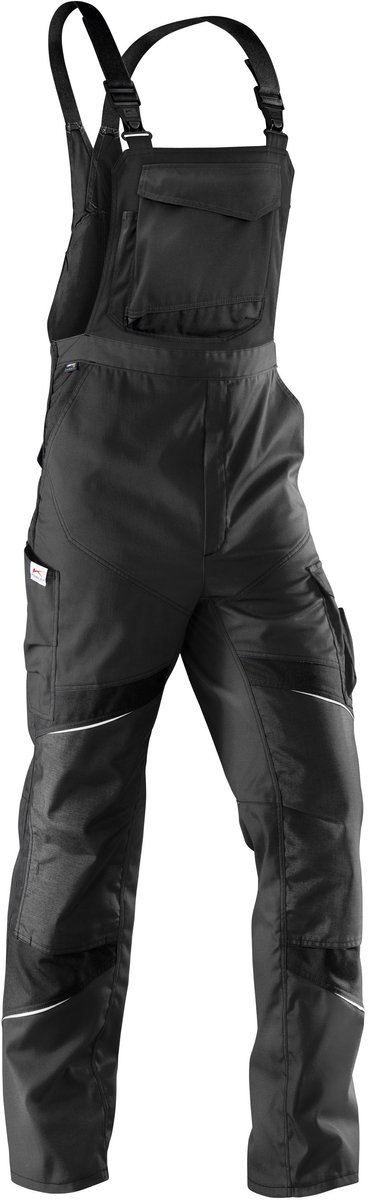 KUBLER ACTIVIQ 32505365 Amerikaanse Overall HEREN Overall Werkkleding Zwart - Met Kniezak - Krasvrij - Industriewasbaar