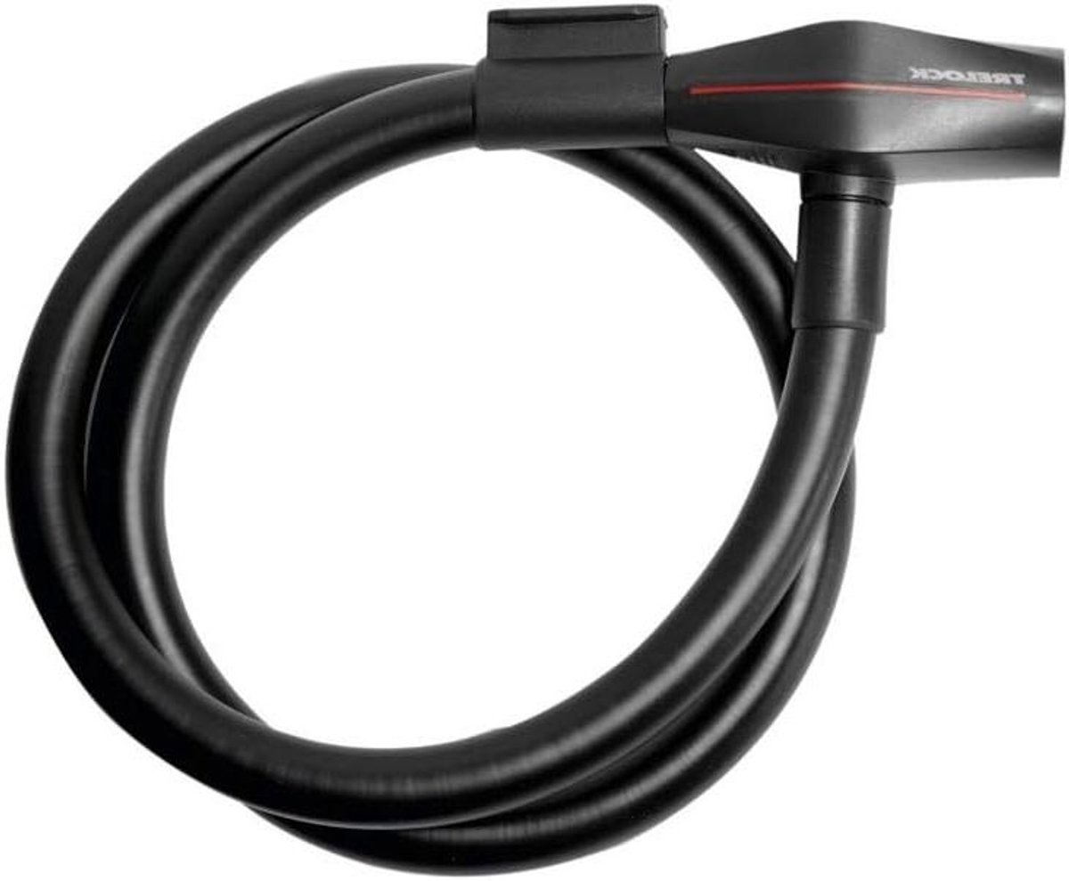 Kabelslot Fiets - Fietsslot Beveiliging - Fiets Diefstal Voorkomen - Stabiele Beveiliging - 85 cm - Zwart
