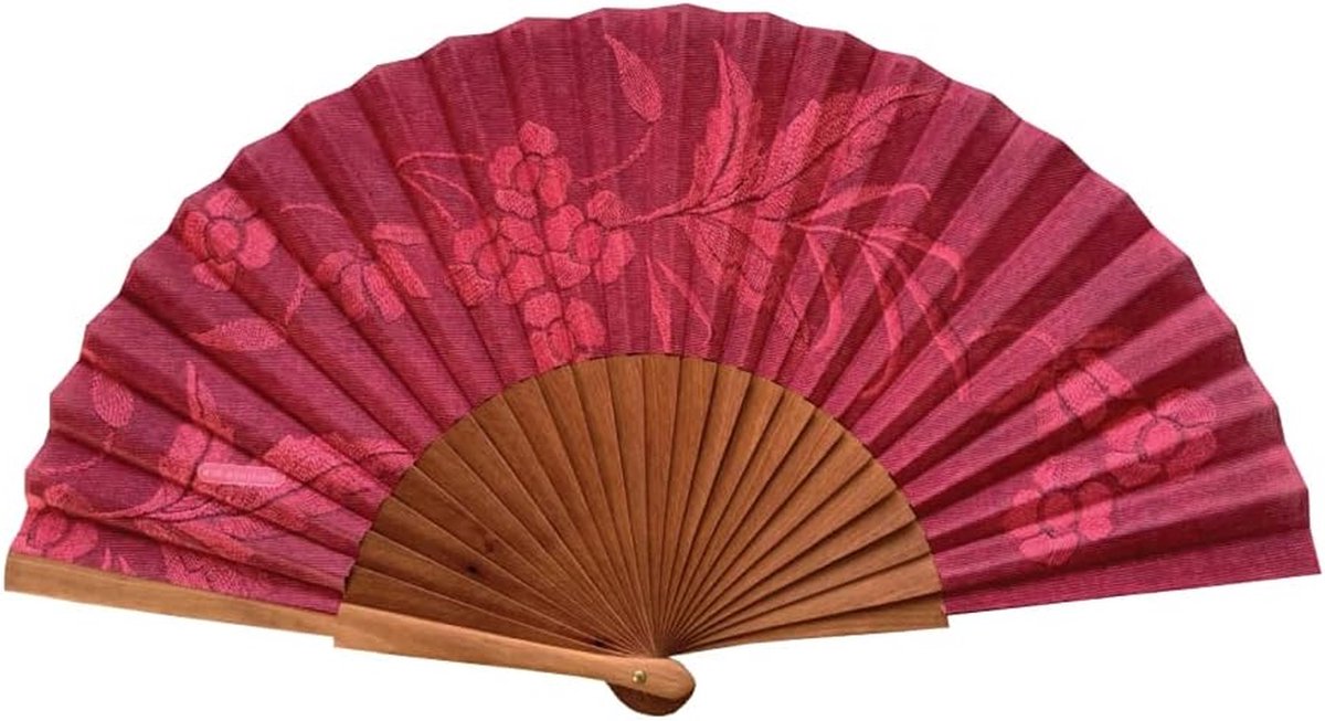 Spaanse Waaiers - Handgemaakte Waaiers - Stijl Verfrissen - Hout en Katoen - 23 cm - Multicolor
