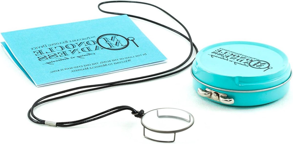Monocle - Leesbril - Lezen - Roestvrij staal frame - +1.50 - Zilver