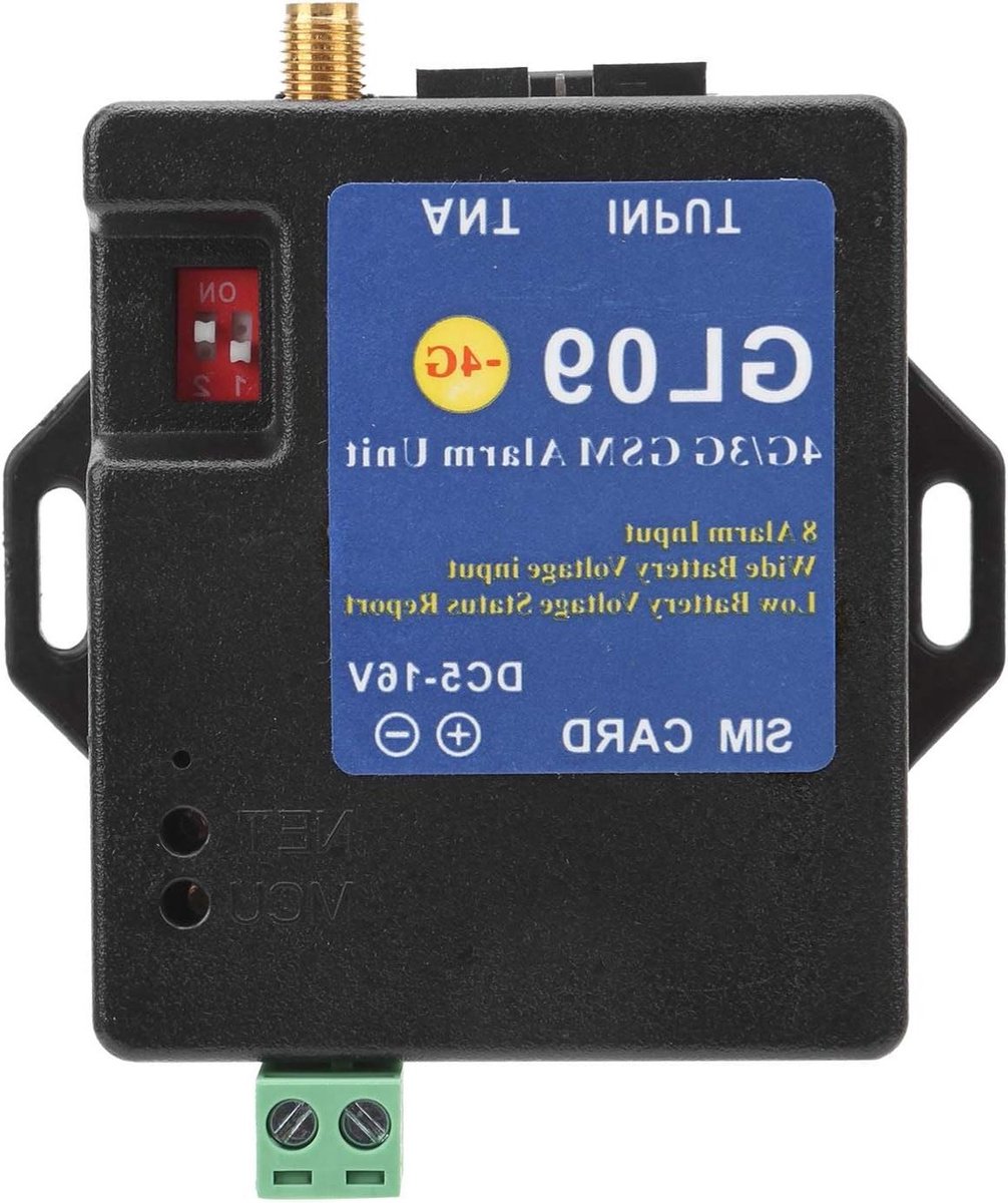 GSM Alarmsysteem - Beveiligingsmodule Waarschuwing - Huis Beveiligen - 8 Kanaals Ingang - 160 Gram - Wit