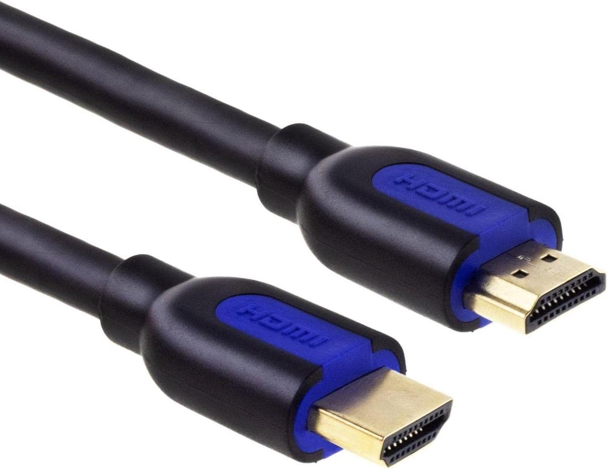 HDMI Kabel - HDMI 2.1 Kabel - Ultra HD Streamen - Hoge Snelheid 48GBit/s - 15 meter - Zwart