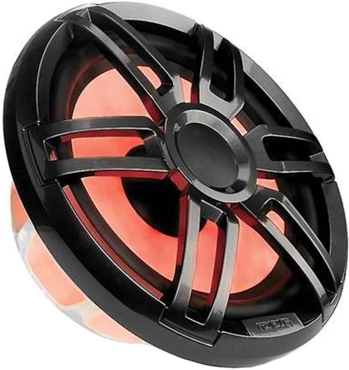 Sport Subwoofer - Marine Audio - Bootgeluid Verbeteren - RGB LED Verlichting - 600 Watt - Grijs Wit
