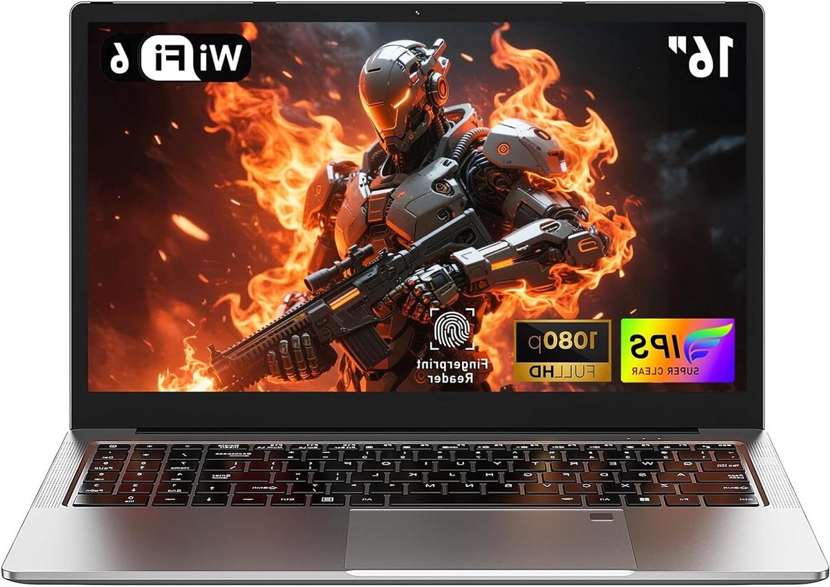 Gaming Laptop - Notebook Computer - Intensief Gamers - Krachtige Processor - 16 inch - Zwart