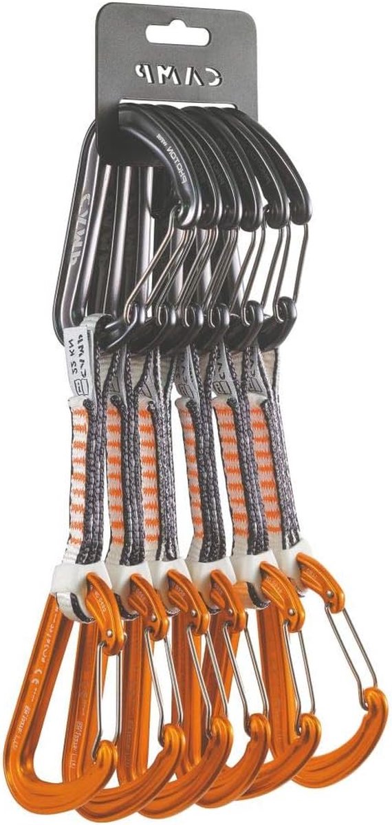 Klimsets - Quickdraw sets - Klimmen en Boulderen - Lichtgewicht Dyneema - 6 stuks 11cm - Divers