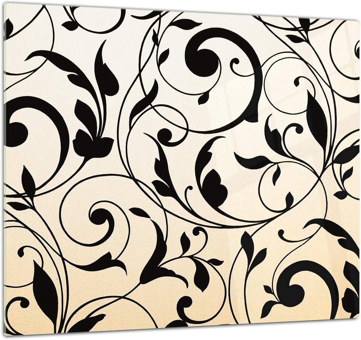 Glazen Hakplank - Keukenbord Werkblad - Voedsel Bereiden - Gehard Krasbestendig - 60 x 52 cm - Artistiek Design