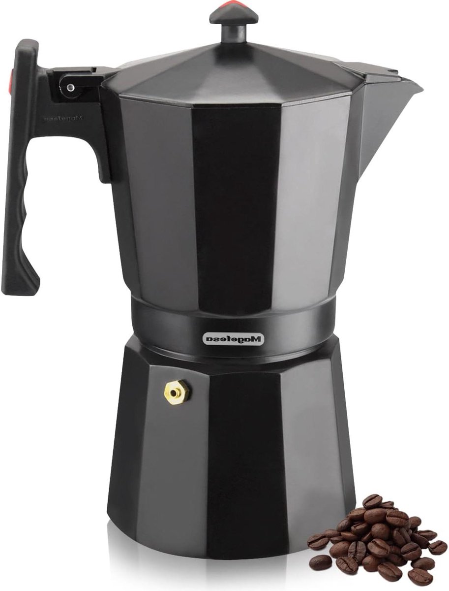 Koffiezetapparaat - Espresso maker - Koffie Zetten - Extra dik aluminium - 9 kopjes - Zwart
