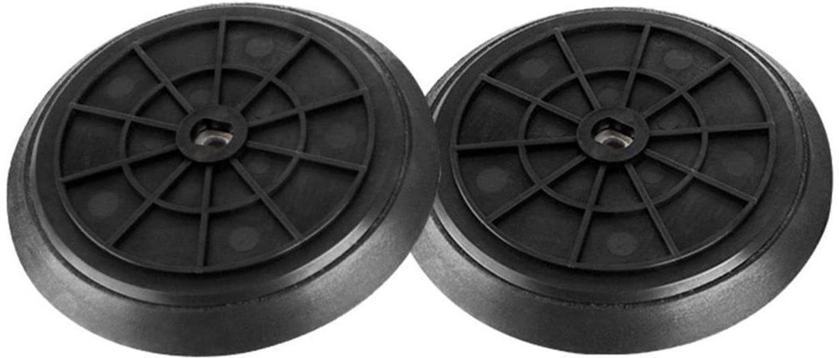 Polijstschijven - Schuurschijven Backing Plates - Auto Polijsten - Nylon Toren Gesp - 125 mm - Zwart