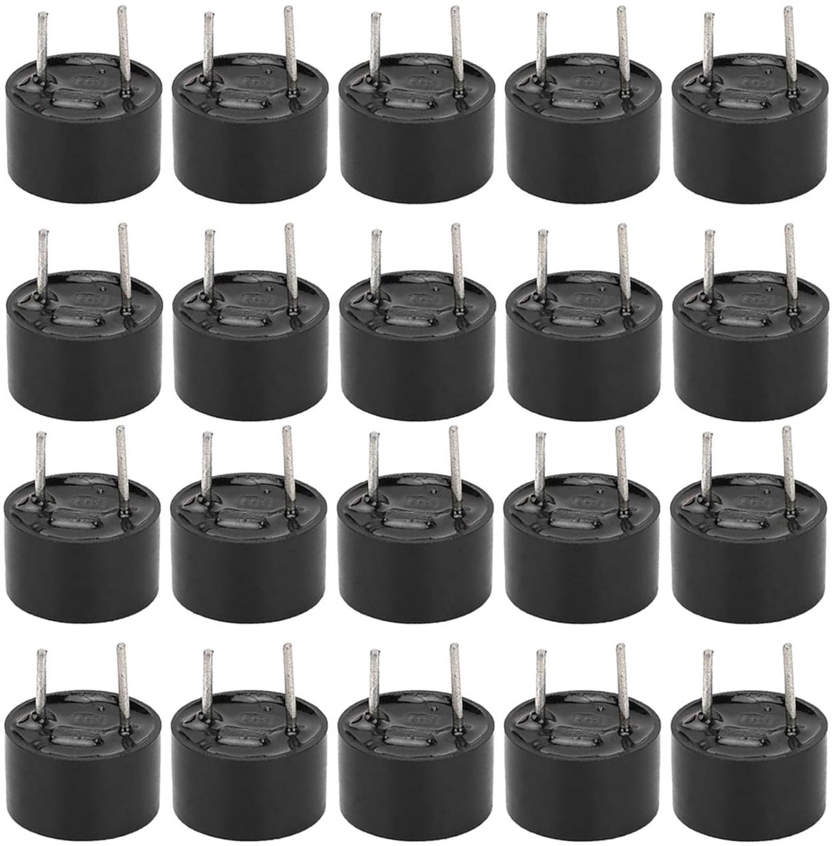 Actieve Piezo Zoemer - Alarm Beeper - Signaal Alarm - 3V Gelijkstroom - 9 x 6 mm - Wit