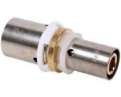 PER slang koppeling - Verloopstuk buis - Sanitair installeren - CSTB Gecertificeerd - 12-16 mm - Messing
