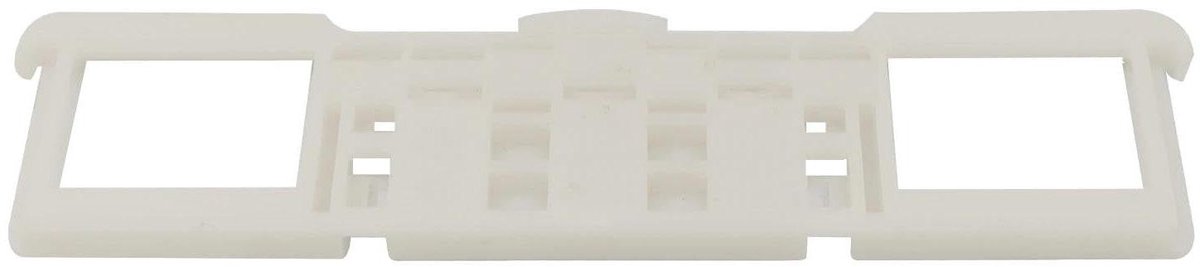 Toiletbril Scharnieren Set - WC Bril Bevestiging - Toilet Reparatie - Softclose Demper - 207mm Bord - Wit