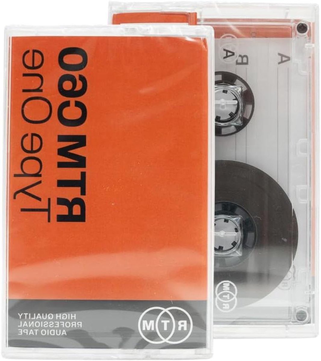 Muziekcassette C60 - Opnamecassette Audioband - Muziek Opnemen - Studiokwaliteit Geluid - 60 Minuten - Wit