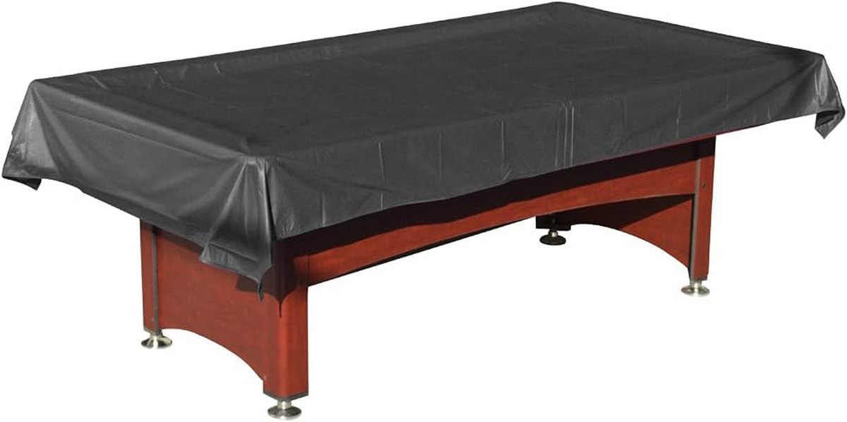 Pooltafelhoes - Biljart Tafelhoes - Tafel Beschermen - Waterdicht PVC Materiaal - 8FT - Zwart