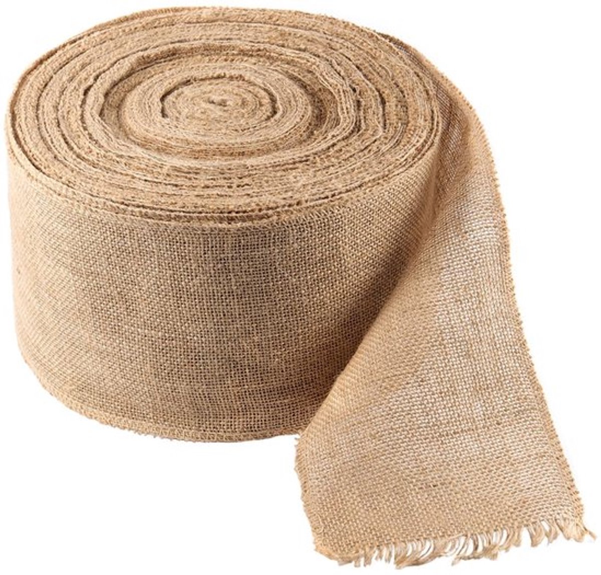 By shayne - Hessisch lint - Jute lint rol voor tafeldecoratie - Bruin