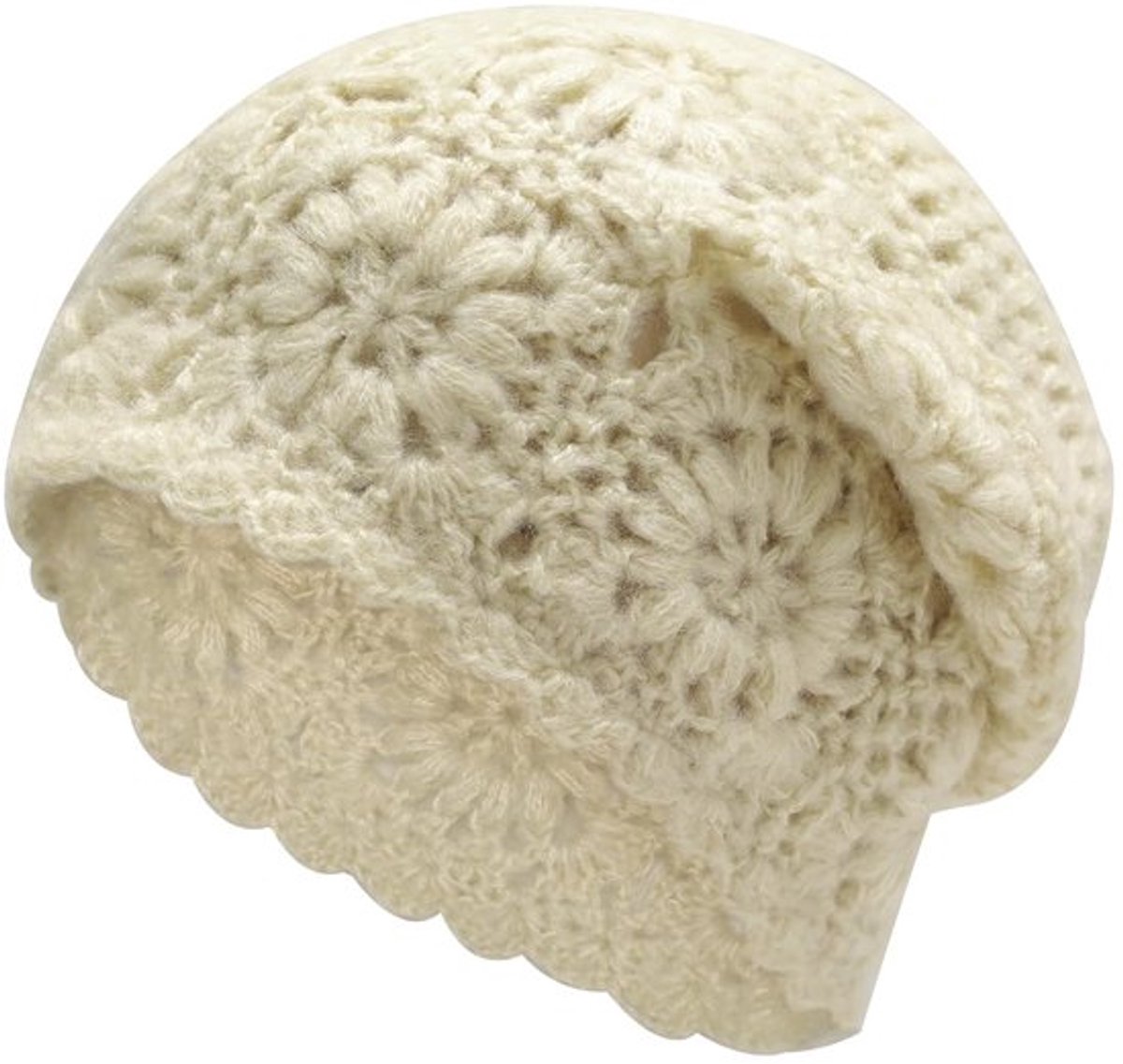 Golden crown - Gebreide muts dames - Vintage wintermuts - Beanie met