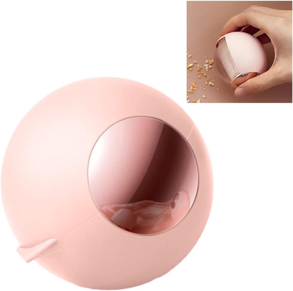 pluisroller, wasbaar hulpmiddel voor het verwijderen van dierenhaar, mini-haarvanger, herbruikbare gelpluisverwijderaar voor huisdierkleding, bank, tapijt, bed (roze)