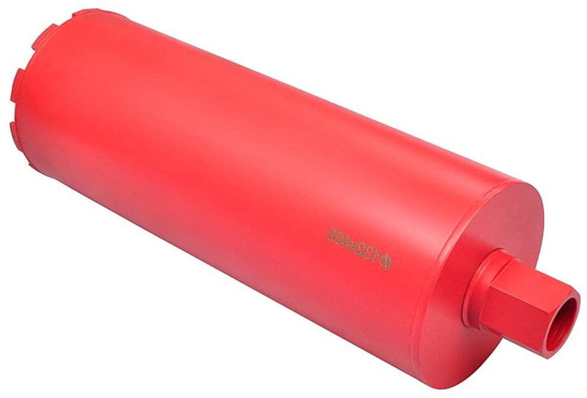 Diamantboorbit - Kernboor Boorbit - Hard Materiaal Boren - Nat en Droog Boren - 132x400 mm - Grijs