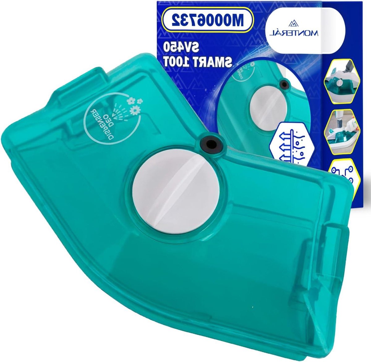 Reservoir Steam Mop - Water Tank - Schoonmaken Huis - Originele Code Compatibel - 11x9x4 cm - Transparant