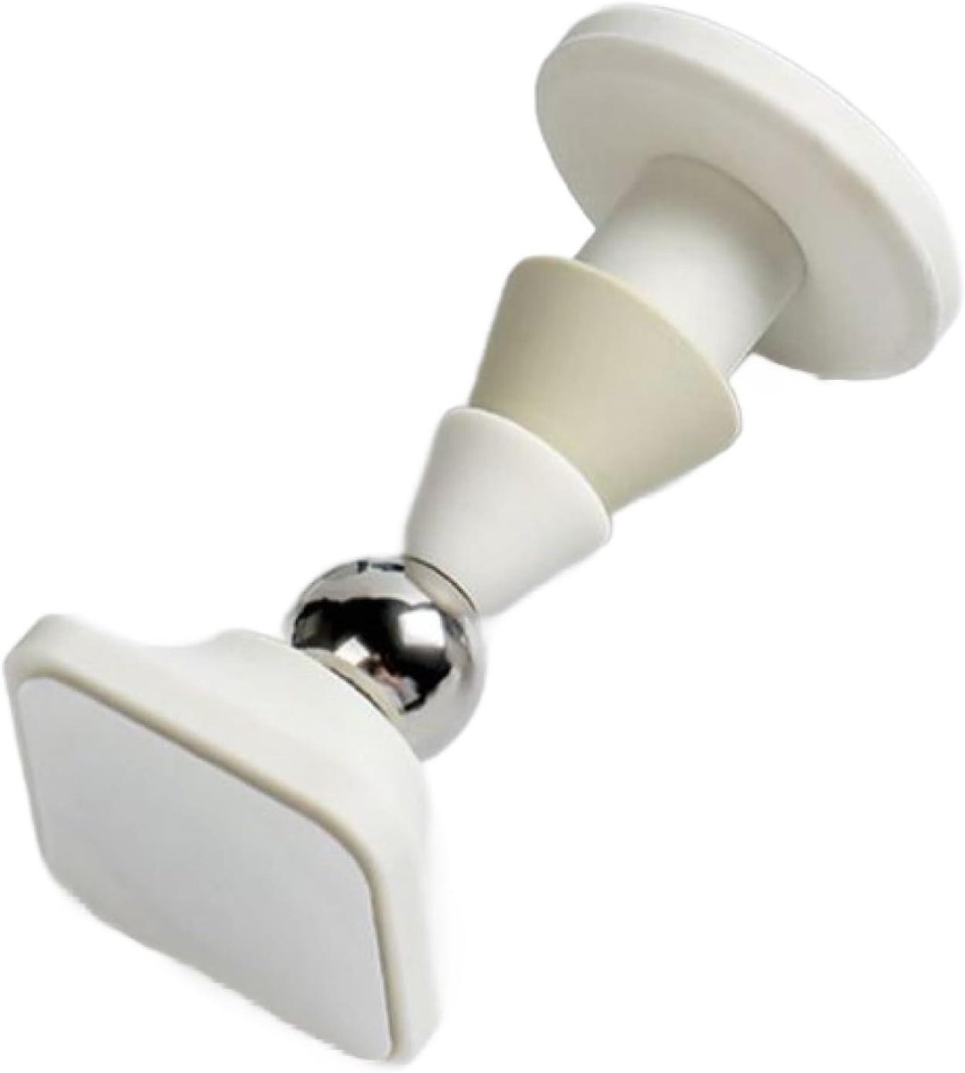 Deurstopper - Magneet Stoppen - Muren Beschermen - Zonder Boren - 10 cm - Beige