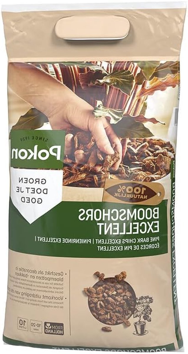 Boomschors Bodembedekker - Decoratieve Schors - Potten Vullen - Vochtregulerend Effect - 10 Liter - Natuurlijk Bruin