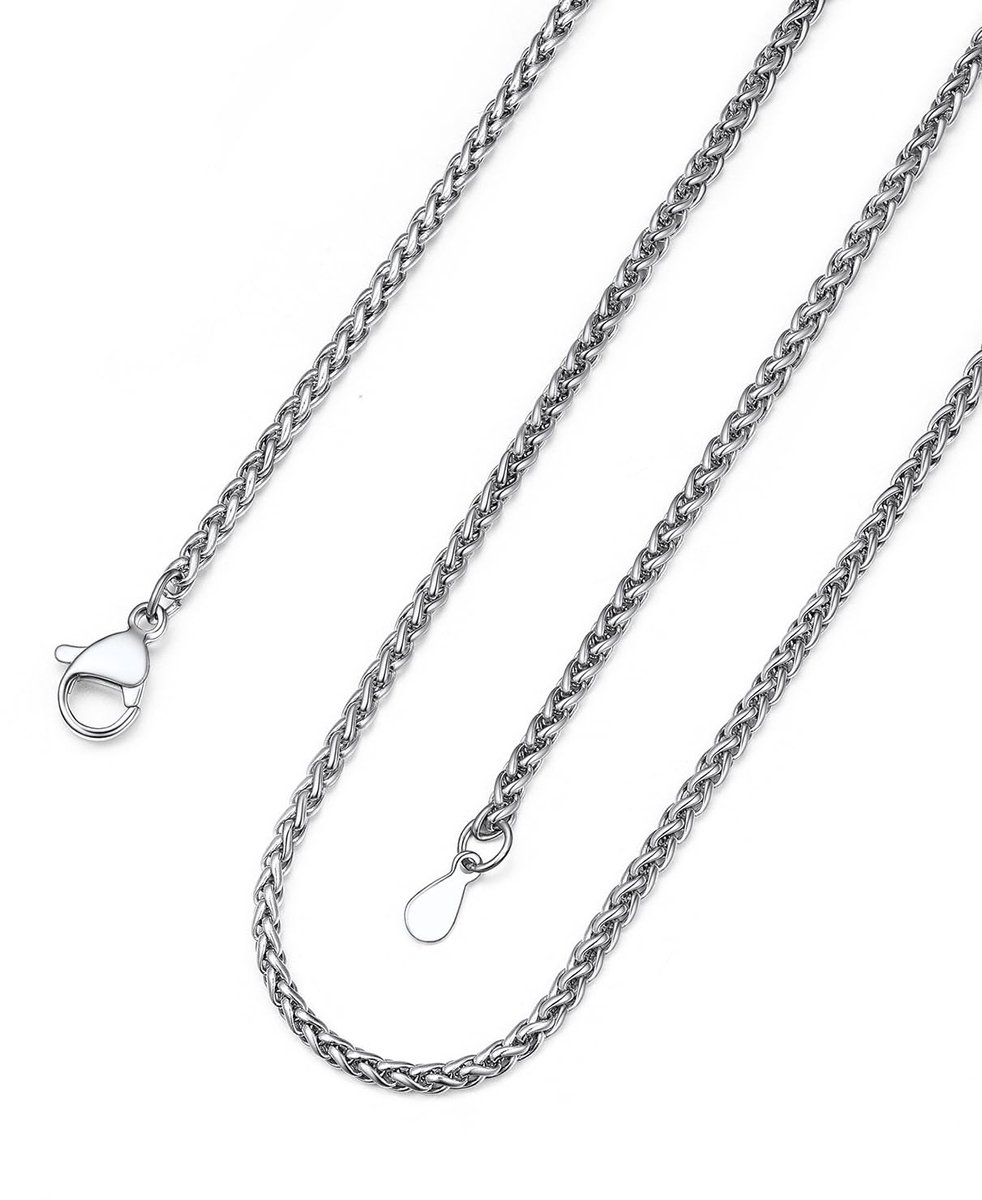 Ketting voor heren, roestvrij staal, 2/3/6/9 mm breed, schakelketting, zilver/goud/zwart, roestvrijstalen ketting, sieraad, hiphop-ketting, halssieraad, kettinglengte 46-76 cm