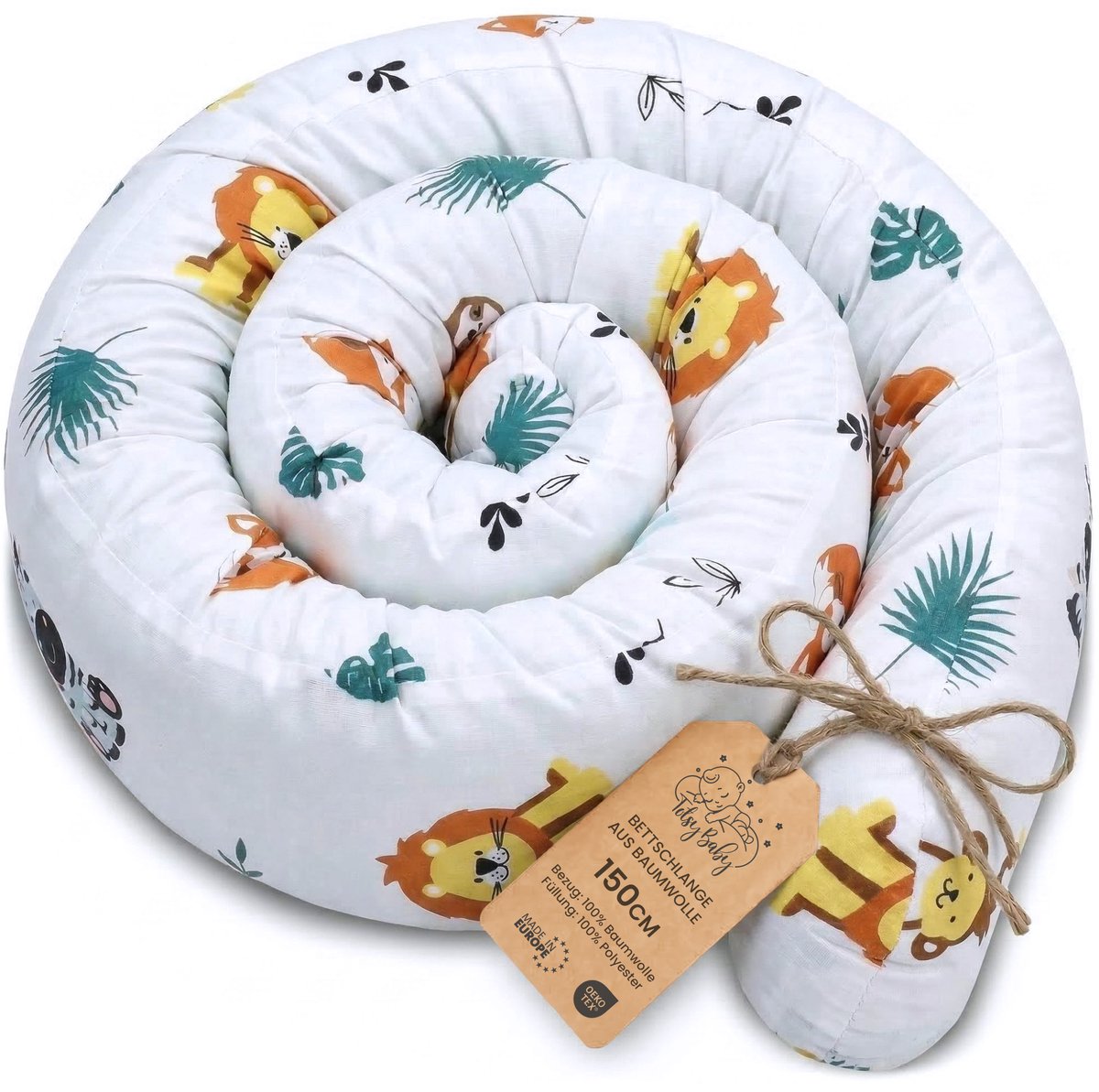 Zijslaper kussen bed slang lichaam kussen 150 cm - kussen lang bed rol slaapkussen nek rol kussen Safari