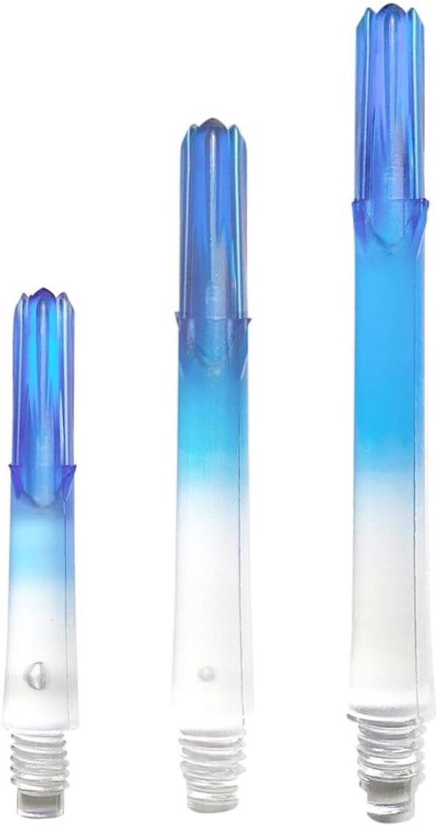 Dart Shafts - Dart Accessoires - Dartspel Verbeteren - Geïntegreerde Flightbeschermers - 19 centimeter - Transparant Blauw