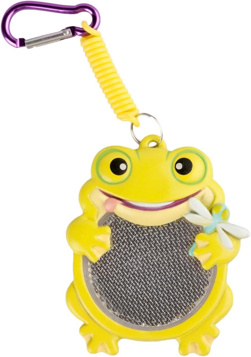 Reflecterende Hanger - Veiligheidshanger Dier - Zichtbaar Zijn - Dierendesign - 7 x 11 cm - Geel