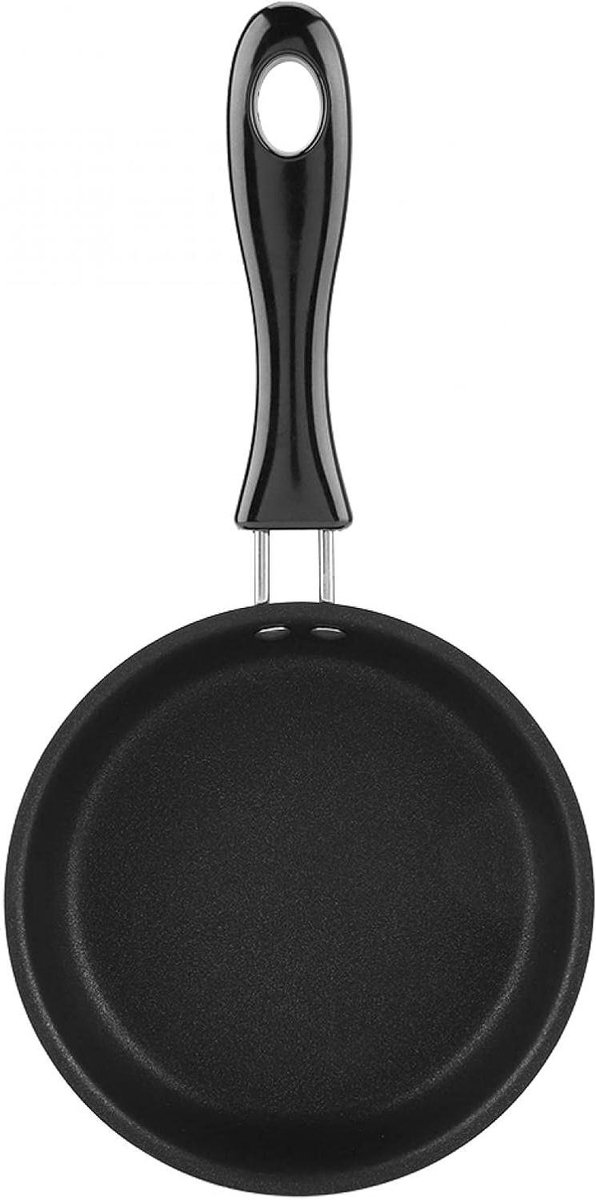 Mini Omelet Pan - Koekenpan Eieren - Ontbijt Maken - Antiaanbaklaag - 12 cm - Zwart