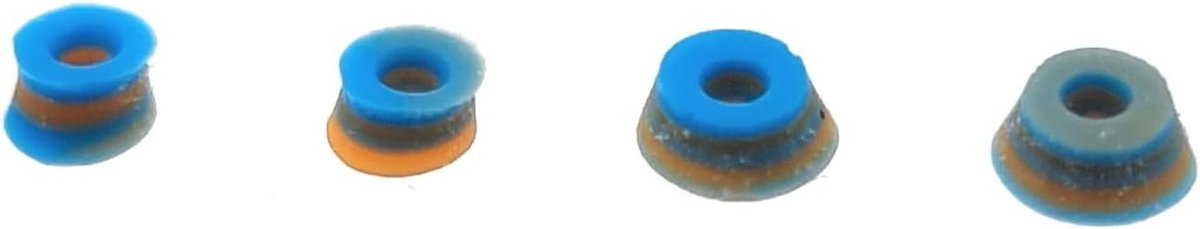 Fingerboard Bushings Skateboard Tuning Verbeteren Boardgevoel Conische Vorm 78A Duro – Swirl