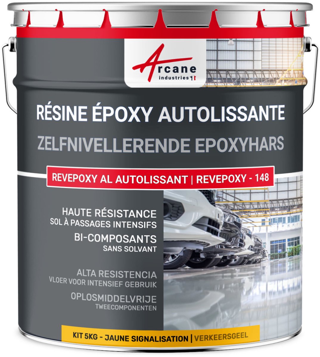 Epoxyhars Vloer, zelfnivellerend - REVEPOXY - 148
