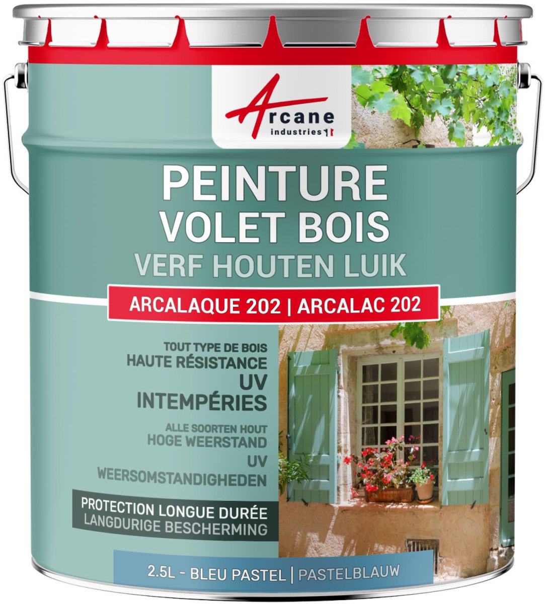 Verf voor houten luiken: ARCALAQUE 202