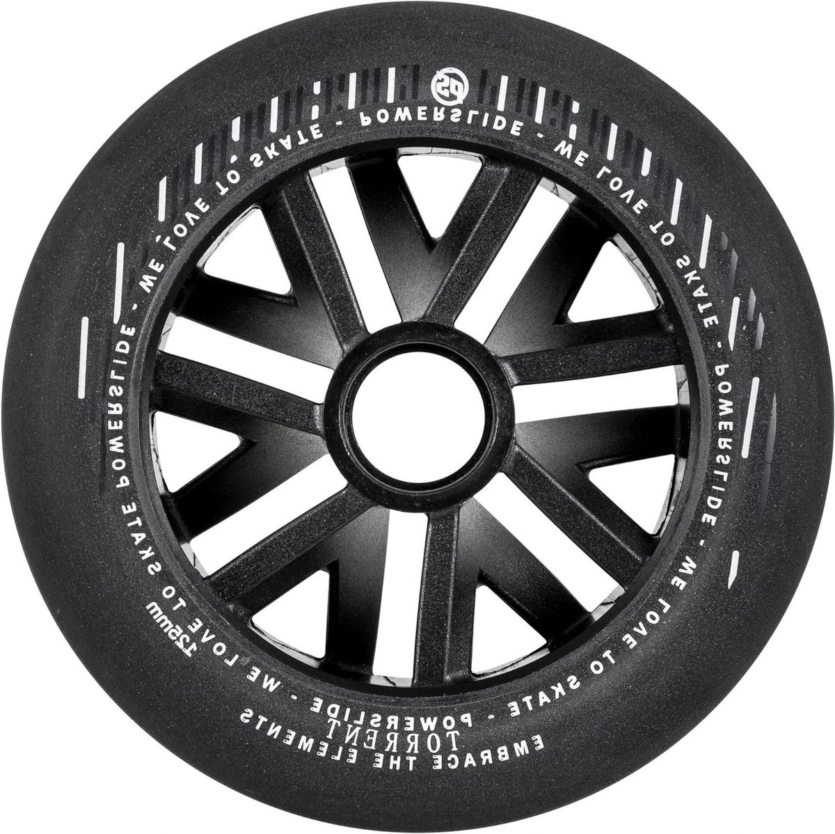 Skeelerwielen Regenwielen Skeelers Snel Skeeleren Maximale Grip Nat 125 mm