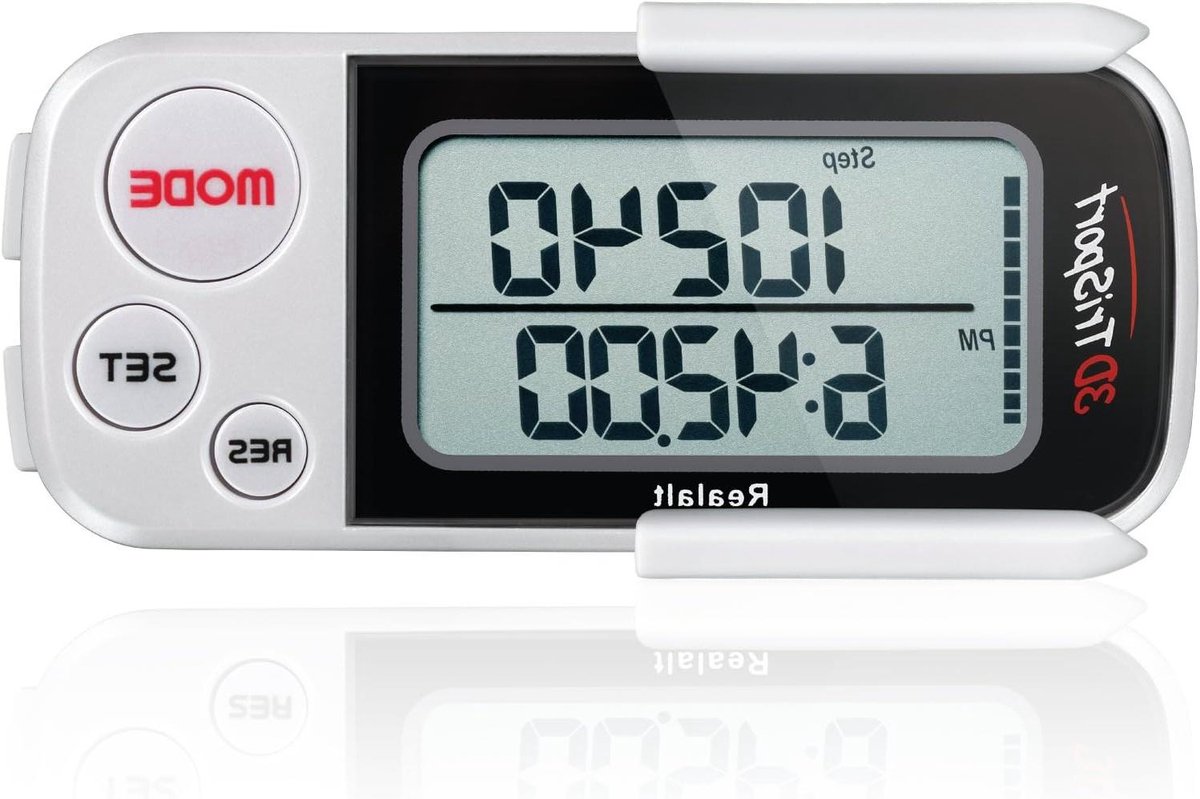 3D Stappenteller - Activiteit Tracker - Gezondheid Bijhouden - 3-Assige Sensor - 17 Inch Display - Wit