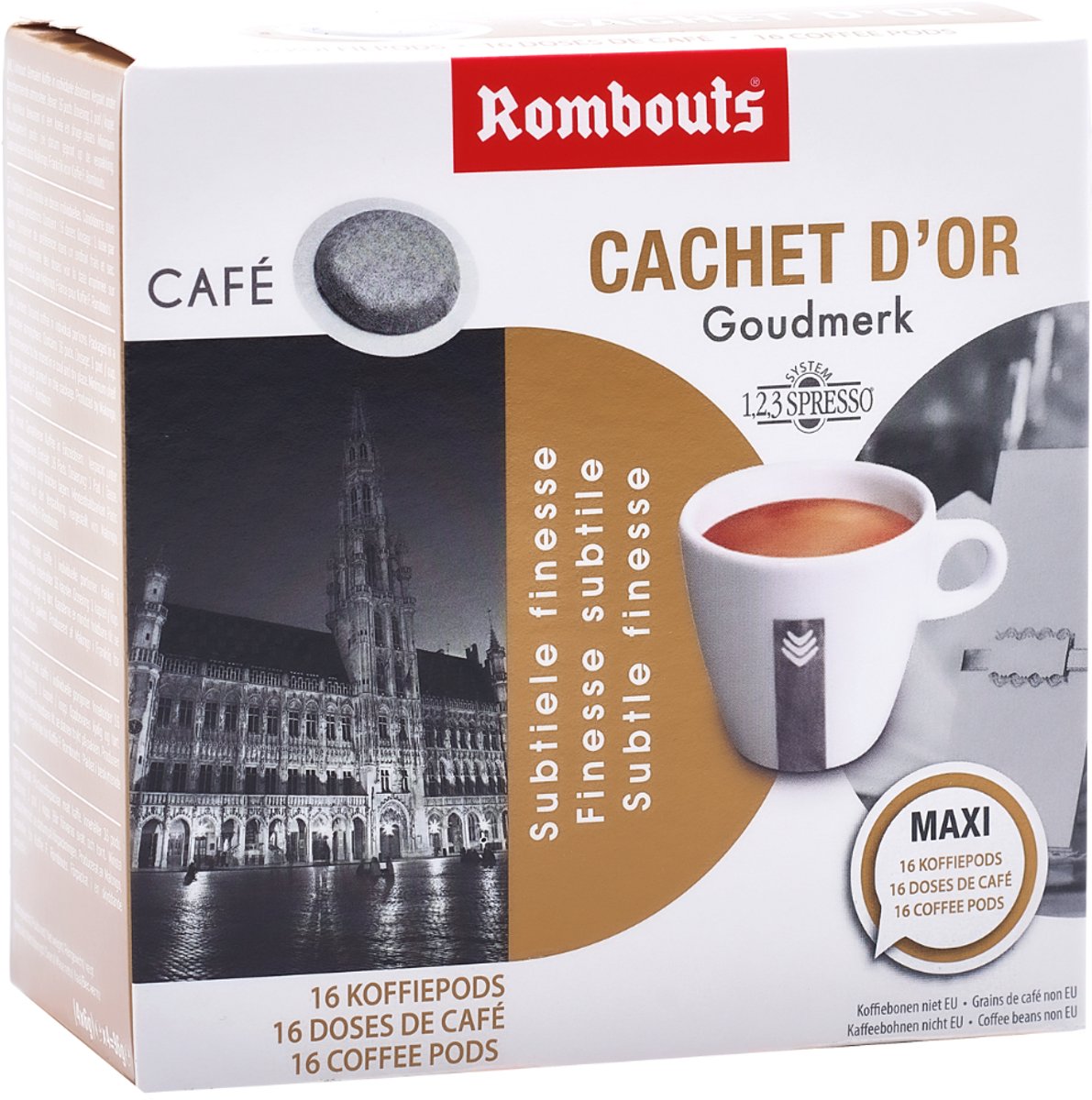 Rombouts - Koffie - 10 x Goudmerk 16 pods