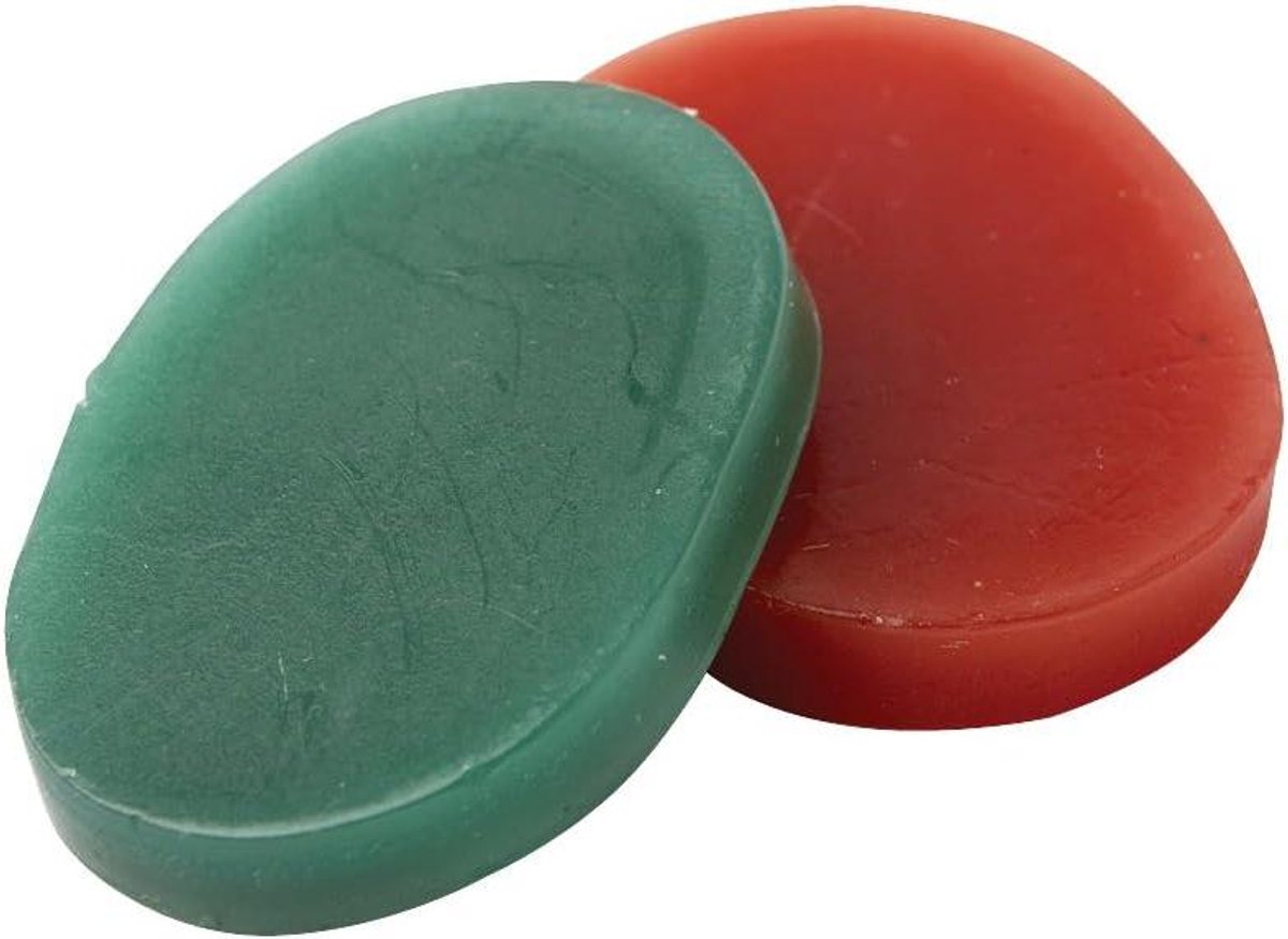Vinger Grip Wax - Dart Grip - Betere Greep - Compact en Makkelijk - 2 Stuks - Groen Rood