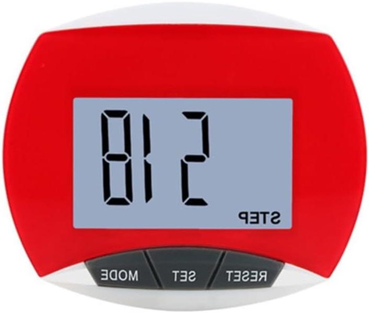 Stappenteller Digitaal - Calorieënteller Monitor - Dagelijkse Activiteit - 3D Bewegingssensor - 40 gram - Zwart