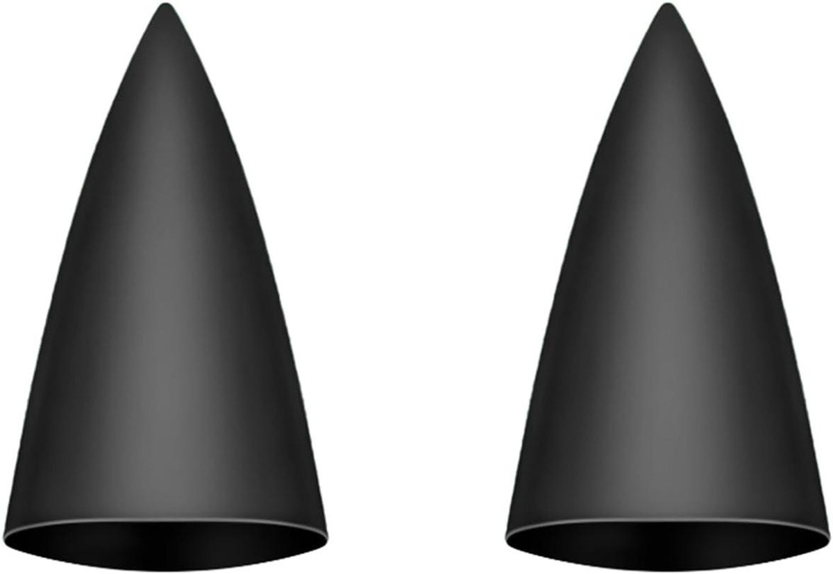 Rubberen Neuskegel - RC Vliegtuig Onderdeel - Vliegtuig Reparatie - Specifiek Model - 28 mm x 56 mm - Zwart