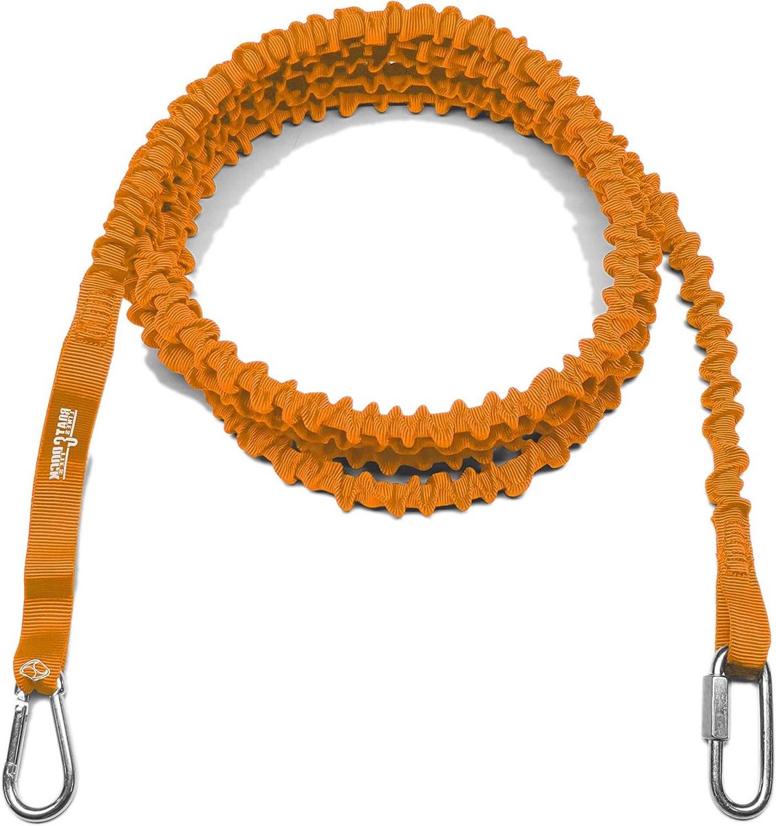 Boot Anker Bungee Lijn - Vaartuig Lijn - Stationair Boot Houden - UV Beschermhoes - 25 voet - Oranje
